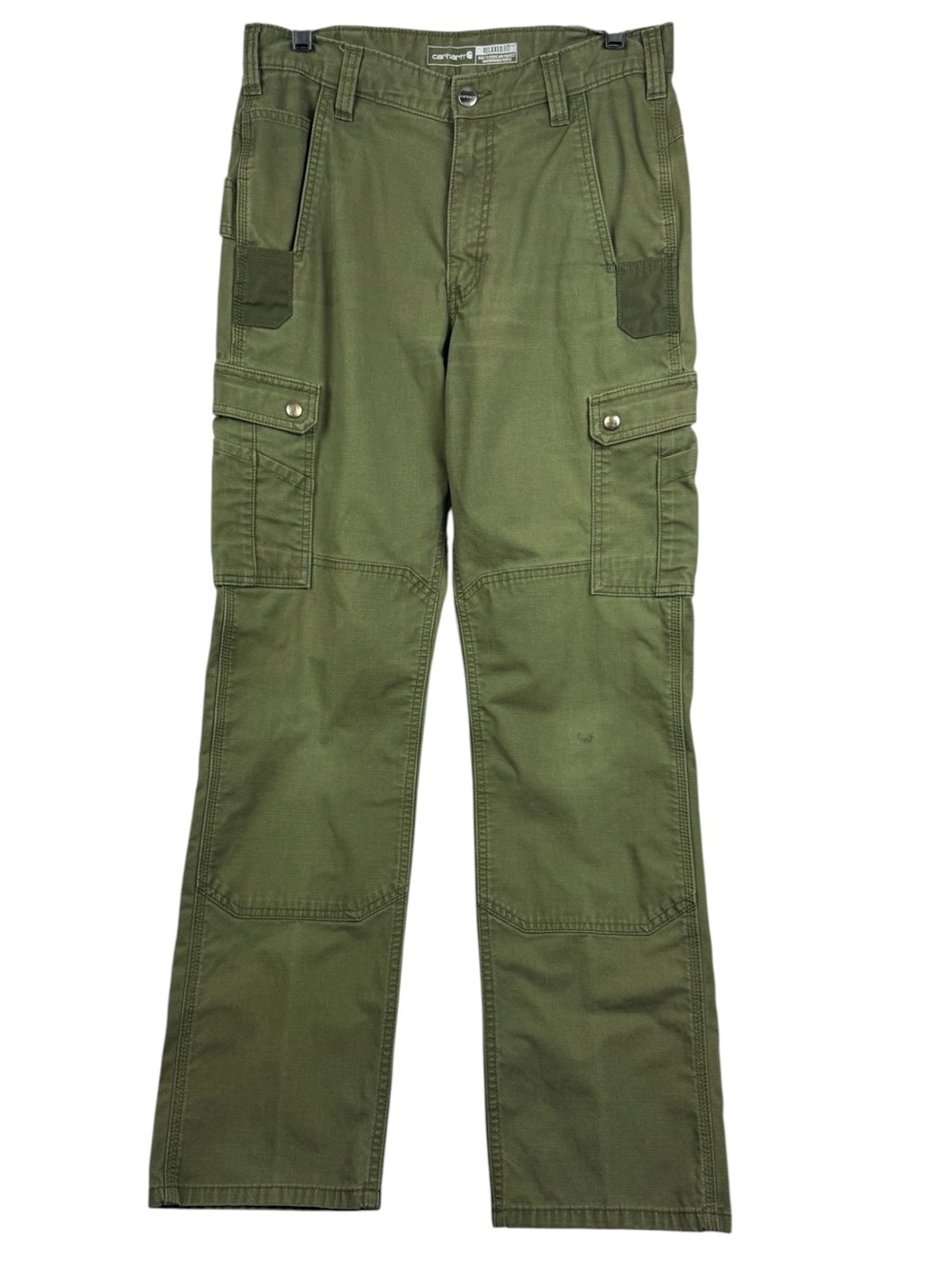 Carhartt Relaxed Fit Rugged Flex Ripstop Cargo Pants Green tag size 31X34